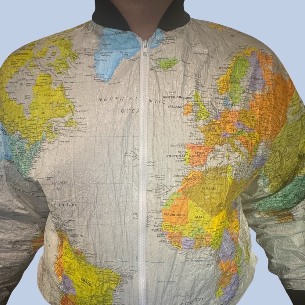 Pop Culture 80s WEARIN' THE WORLD Jacket/Bomber Stage Gear Collectible SZ XL 98.